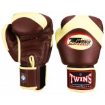 Боксерские перчатки Twins Special (BGVL-13 darkbrown/vanilla)